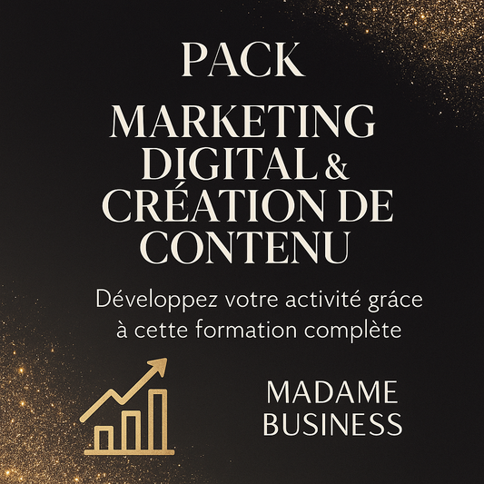 Pack Complet - Marketing Digital & Création de Contenu